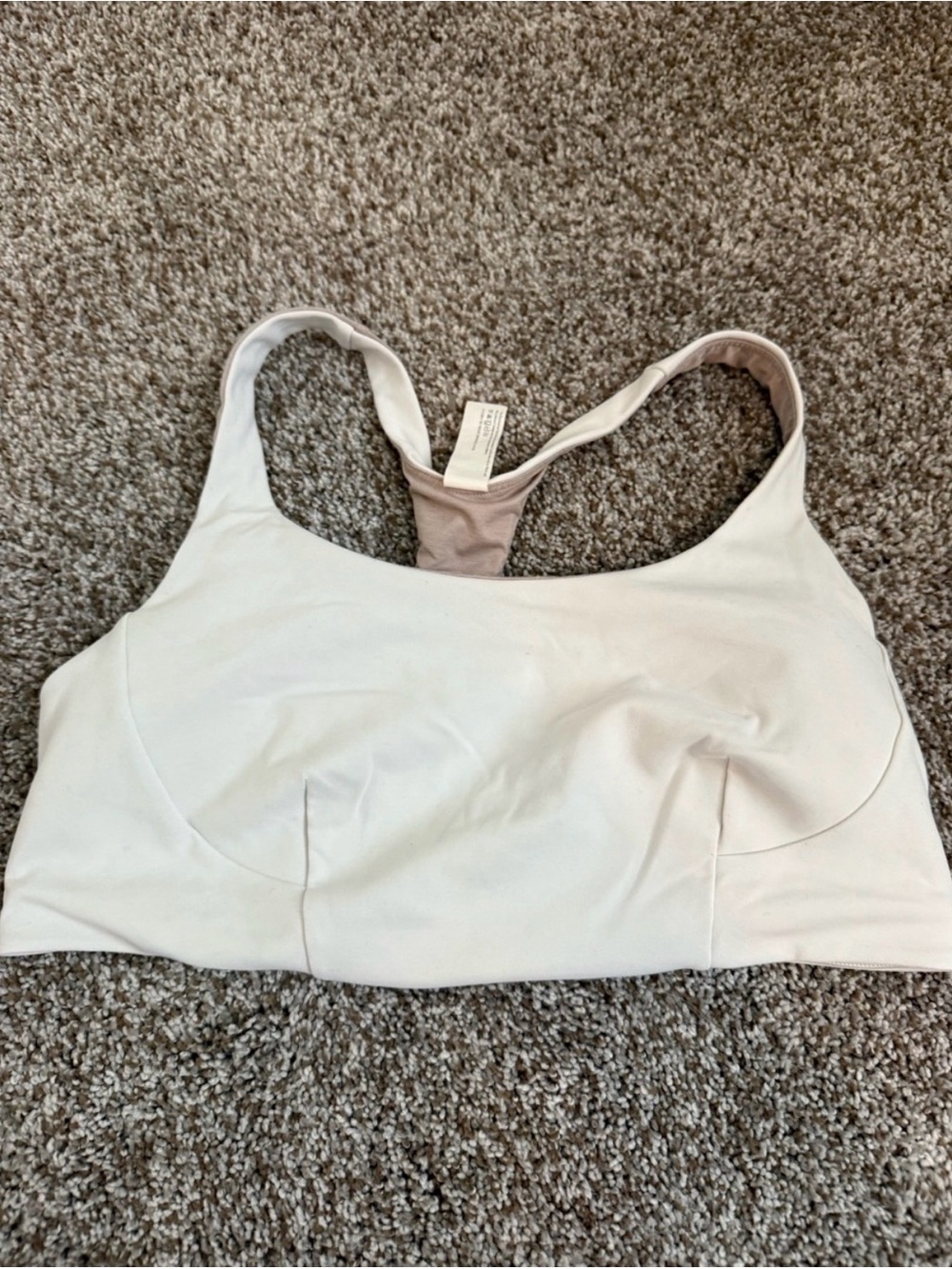 lululemon athletica Soft Light Pink Racerback Sports Bra